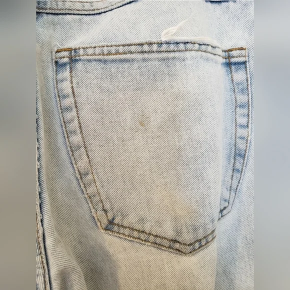 💪VINTAGE BRITCHES GREAT OUTDOORS BLUE JEANS MEN'S SIZE 31 x 31 FADED DISTRESSED - Picture 10 of 12